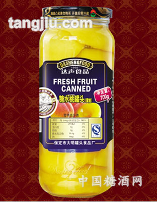 700g糖水黄桃罐头