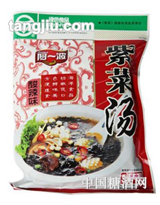阿一波酸辣味紫菜汤62G