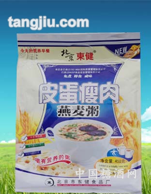 皮蛋瘦肉燕麦粥450g