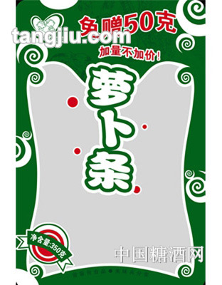背靠背萧山爽口萝卜条350g