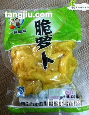背靠背脆萝卜甜味130g