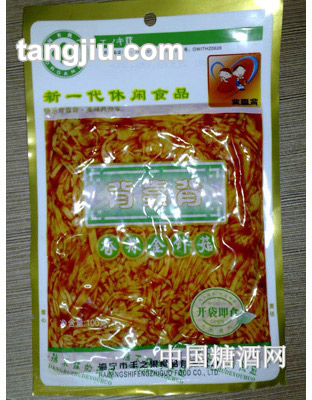 背靠背香辣金针茹100g