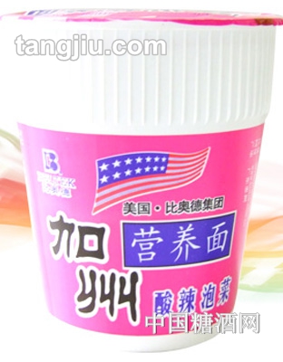 比奥德美国加州营养面酸菜泡菜（单杯）78G