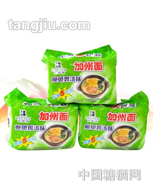 比奥德美国加州营养面鲍鱼鸡汤味105G袋