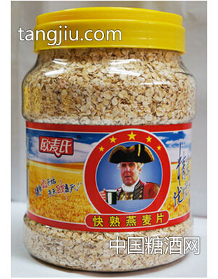燕麦片 供应新1kg欧麦氏快熟燕麦片圆罐 纯燕麦片 价格