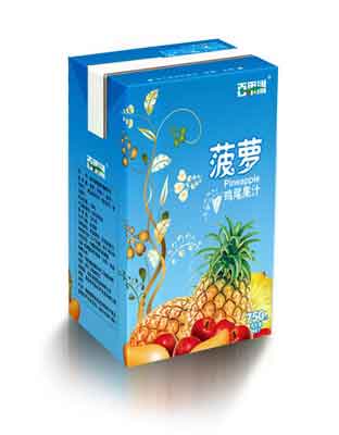 菠萝鸡尾果汁
