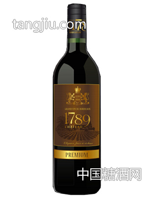 艾暮1789优质城堡红葡萄酒