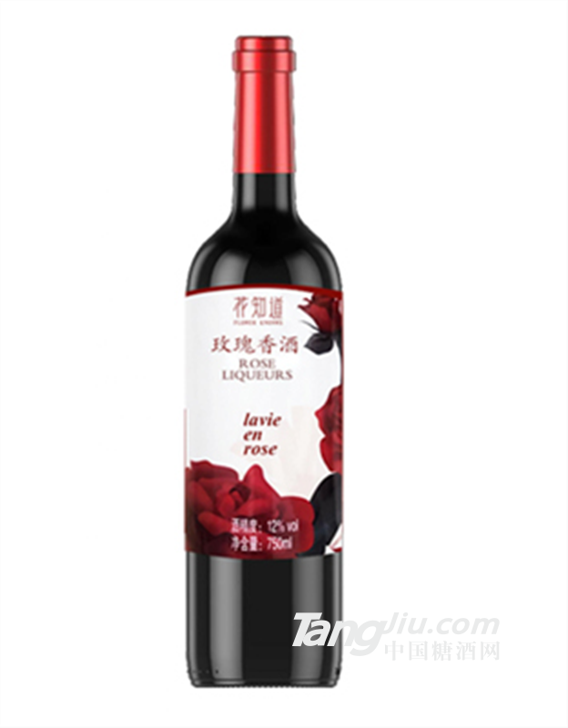 网红产品-玫瑰花红酒-花知道玫瑰香酒