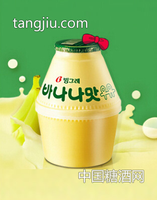 韩国进口宾格瑞香蕉牛奶饮料