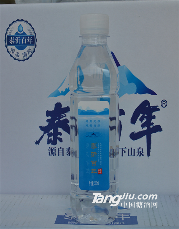 泰沂百年饮用山泉水350ml*24/箱