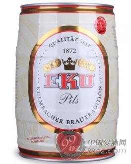 供应中秋节啤酒礼品德国伊凯优皮尔森黄啤酒 EKU Pils