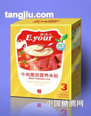 爱能特英优儿牛肉番茄营养米粉