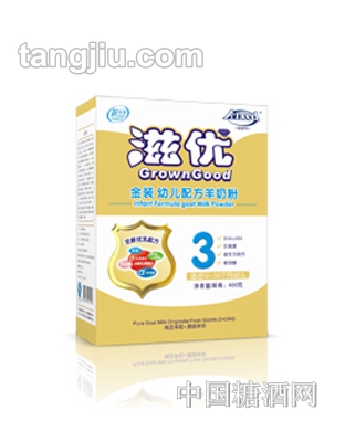 金装-爱能特滋优幼儿配方羊奶粉400克盒装