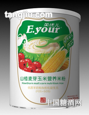 爱能特山楂麦芽玉米营养米粉