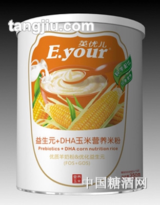 爱能特益生元+DHA玉米营养米粉