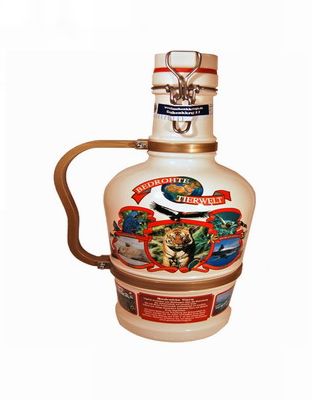 瓷瓶野生动物啤酒