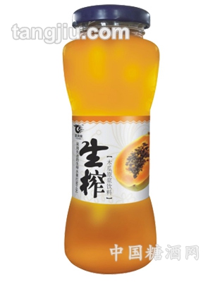 生榨木瓜原浆果汁