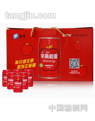 桂邦苹果能量强化型维生素饮料310ml