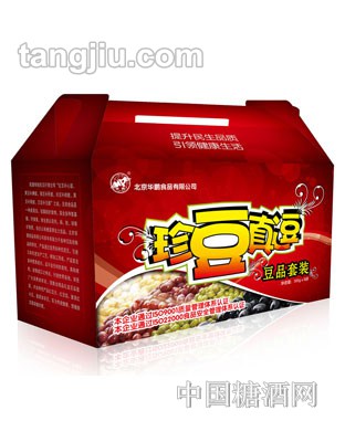 华鹏珍豆真逗礼盒500g