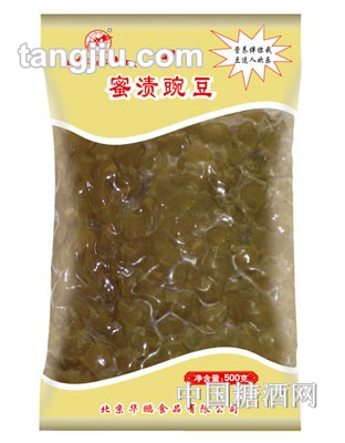 华鹏密渍豌豆500g