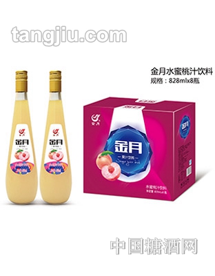 金月水蜜桃汁饮料828ml