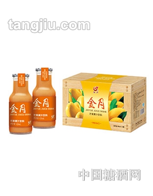 金月芒果果汁木纹箱子