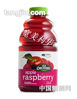 老果园树莓苹果混合果汁饮料946ml