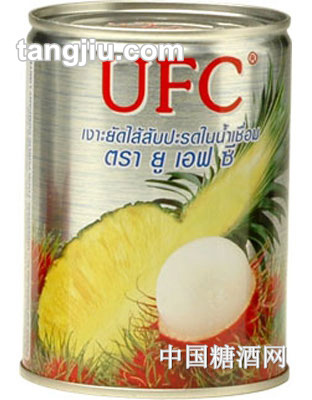 UFC红毛丹菠萝罐头565G