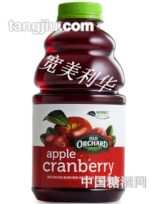 老果园蔓越莓苹果混合果汁饮料946ml