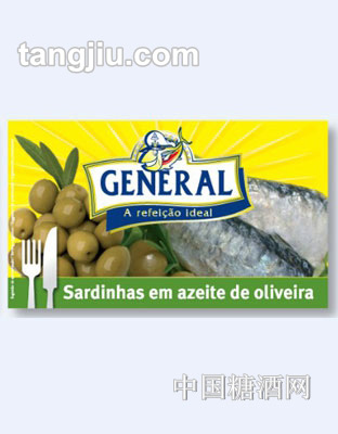 杰诺橄榄油沙丁鱼罐头125g