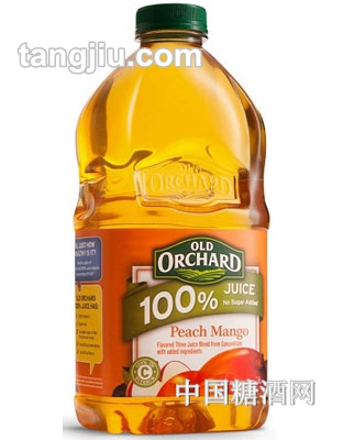 老果园桃子芒果混合果汁1.89L