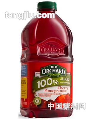 老果园樱桃石榴混合果汁1.89L