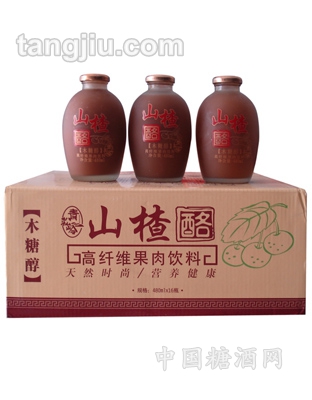 山楂酪无糖饮料480ml箱