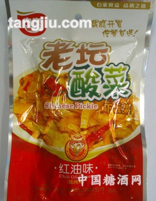 老坛酸菜下饭菜红油味55g