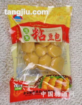 玉米粘豆包