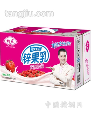 锌果乳草莓味250ml