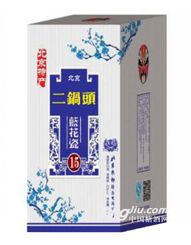 蓝花瓶北京二锅头酒