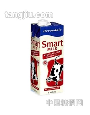 【德运】高钙低脂奶1L