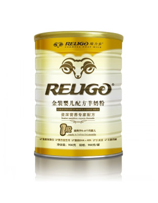 婴幼儿配方羊奶粉1段金装800g