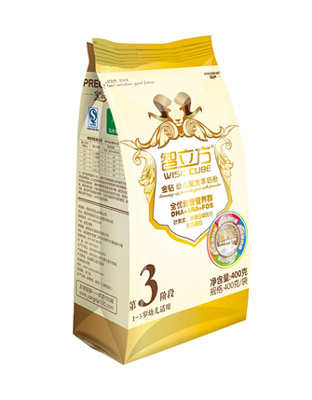 3段婴幼儿配方羊奶粉金装400g袋装