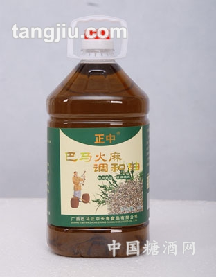 巴马正中牌火麻调和油5L装