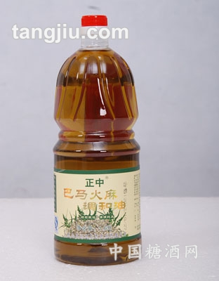 巴马正中牌火麻调和油1.6L装