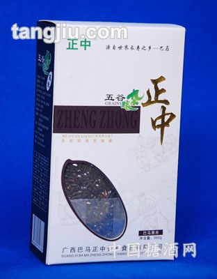 精选巴马黑米360克