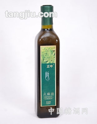 巴马正中火麻油500ml玻璃瓶