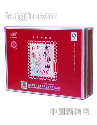 百年灯影盒装牛肉100gx6