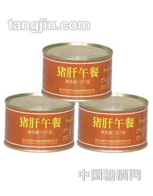 灯影罐装猪肝午餐