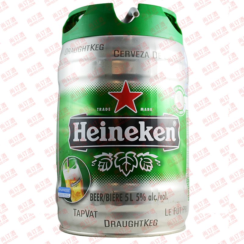 供应喜力啤酒（5L）【原装进口】喜力桶啤价格