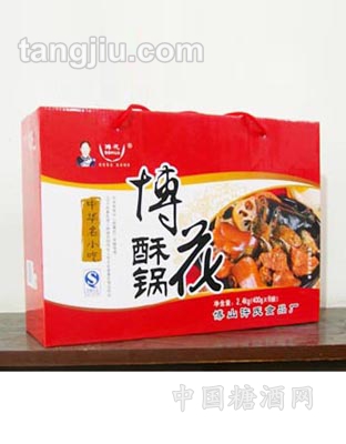 博花酥锅400g红色礼盒