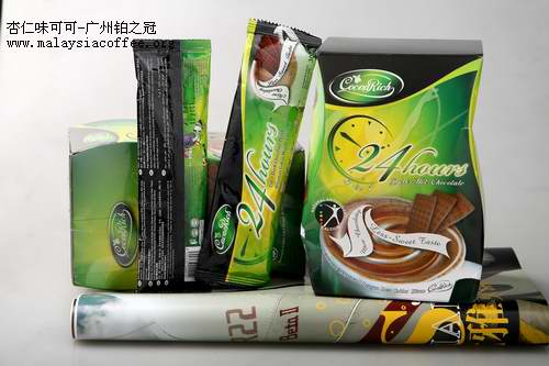 马来西亚cacaorich24小时 三合一杏仁热巧克力