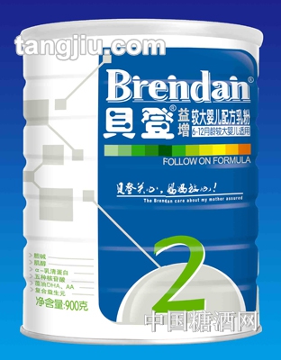 益增较大配方乳粉2段900g